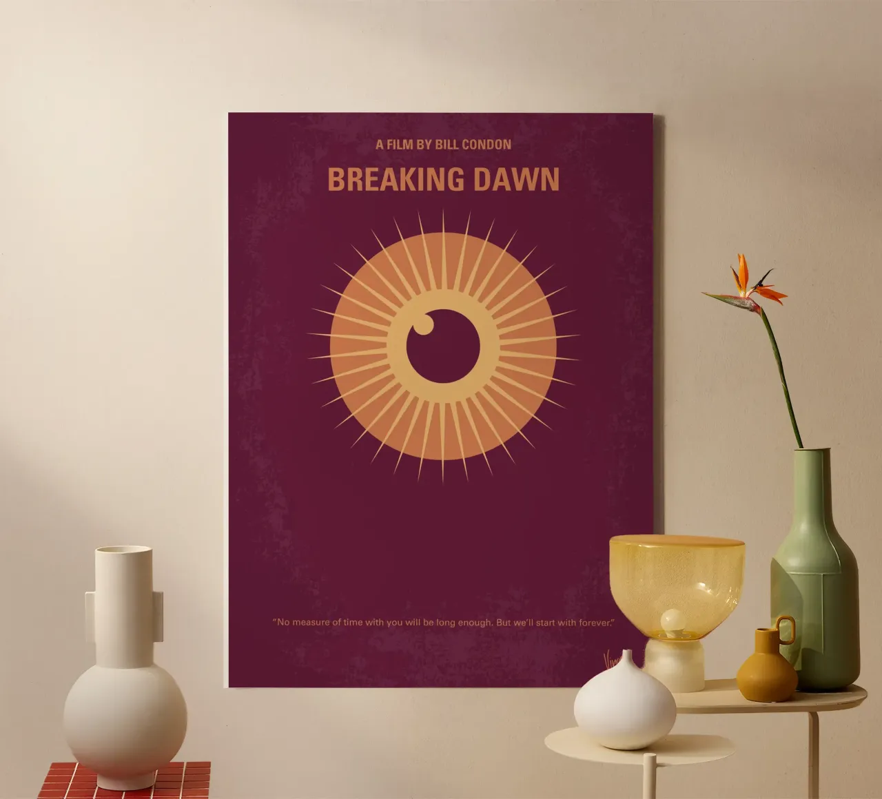 No1083 My Twilight 4 minimal movie poster canvas by Chungkong