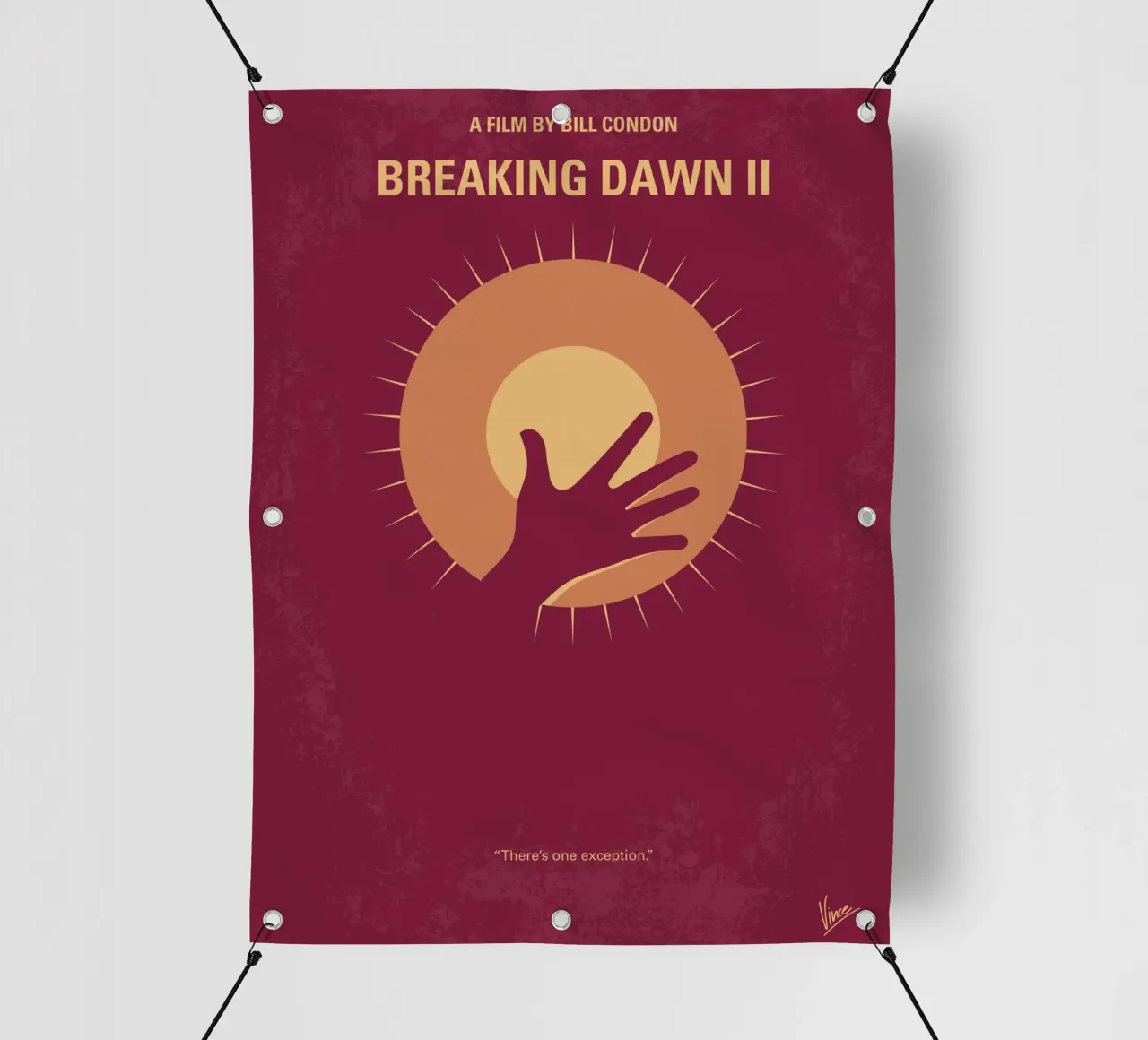 No1084 My Twilight 5 minimal movie poster telo in pvc da Chungkong