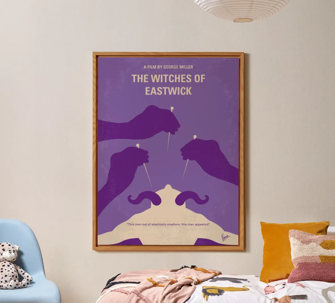 No1097 My The Witches of Eastwick minimal movie poster forex plate by Chungkong