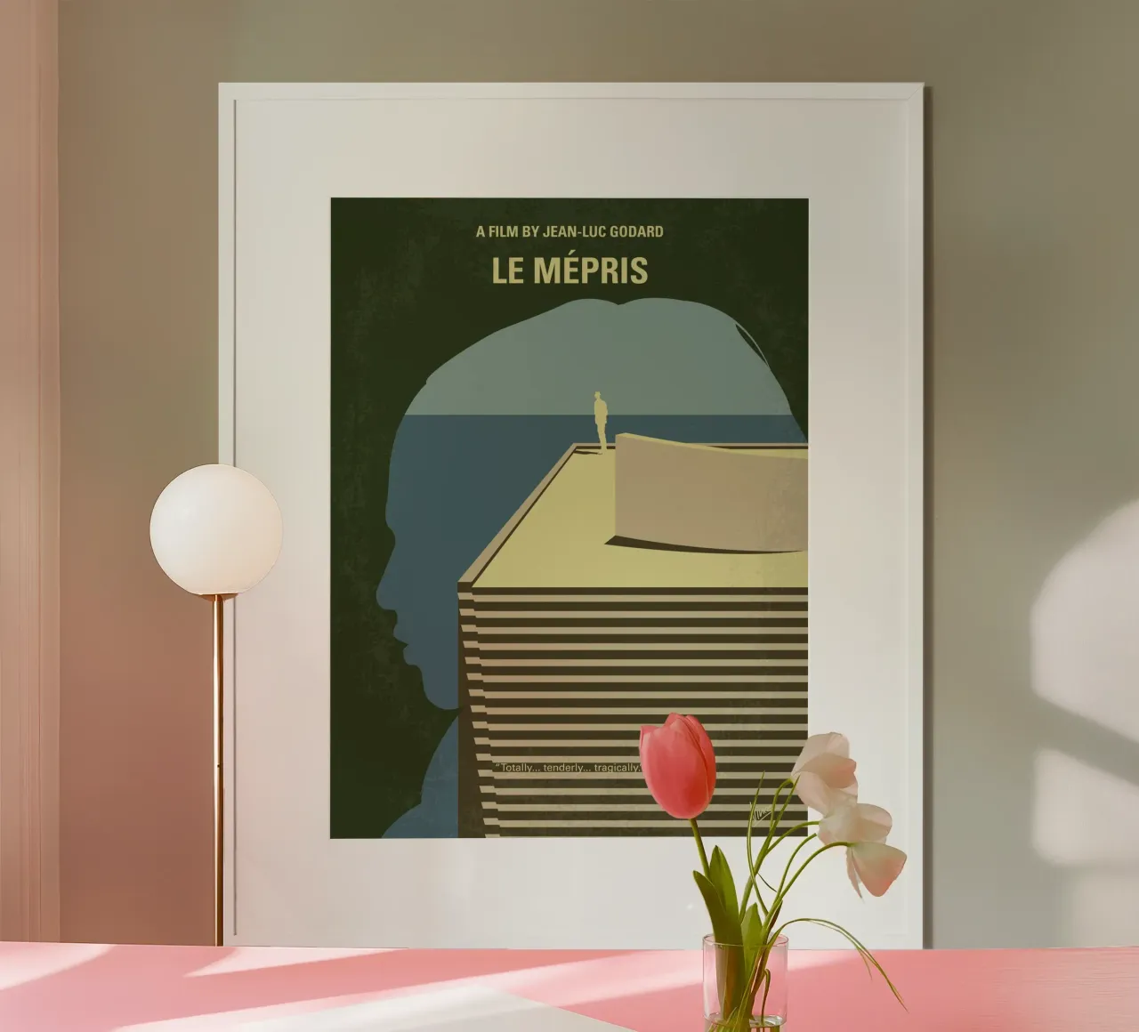 No1098 My Le mepris minimal movie poster poster da Chungkong