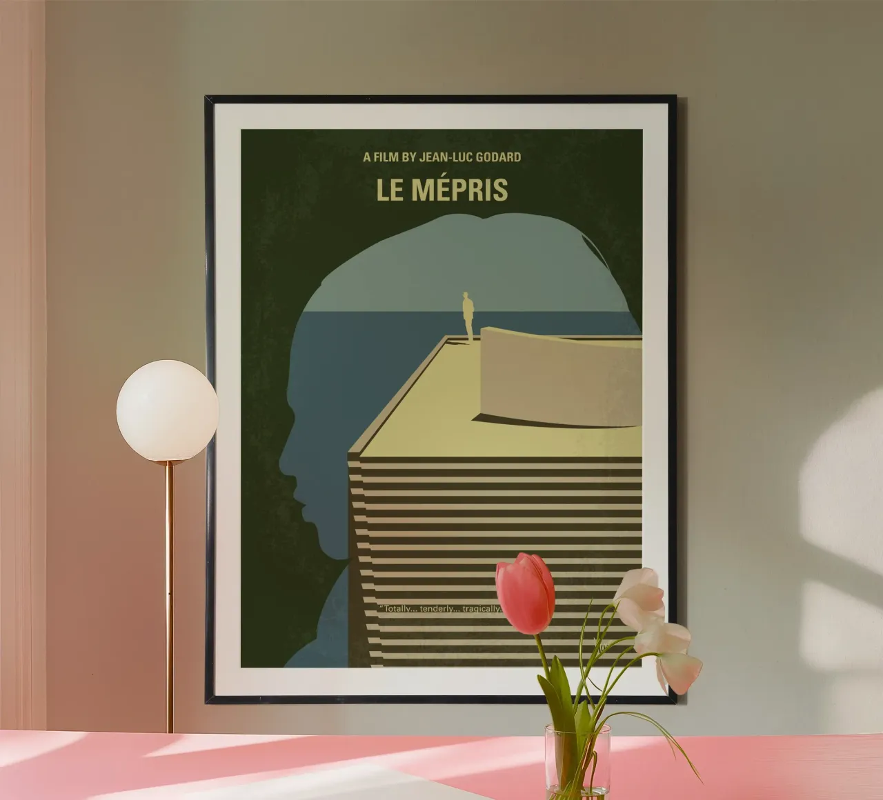 No1098 My Le mepris minimal movie poster poster da Chungkong