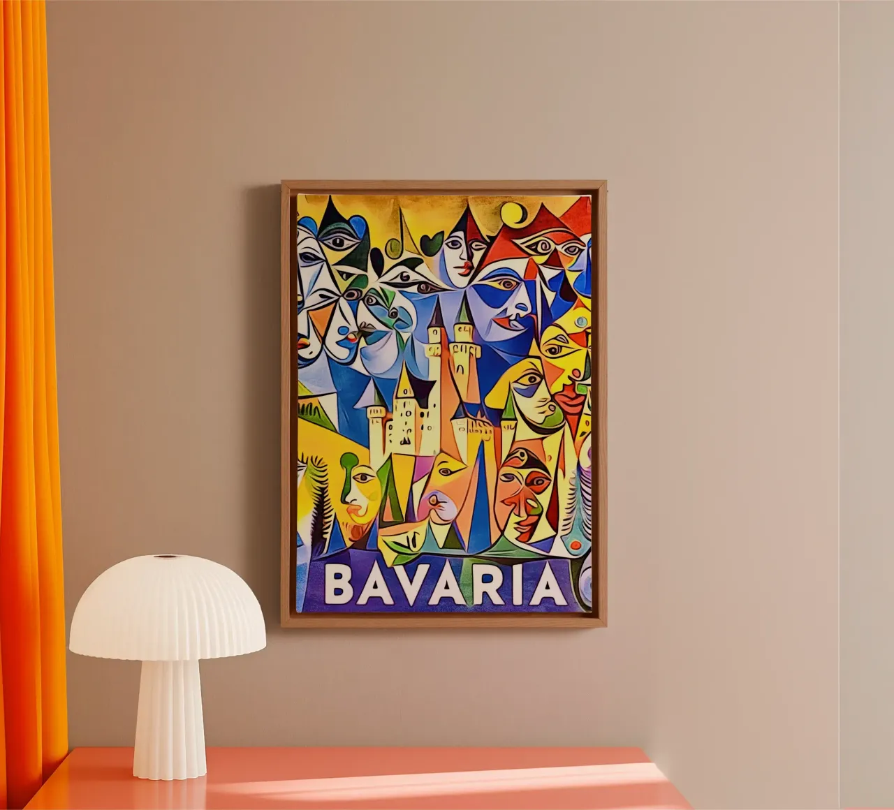 Baviera, Globetrotter tela con Cornice a cassetta da ZAMART