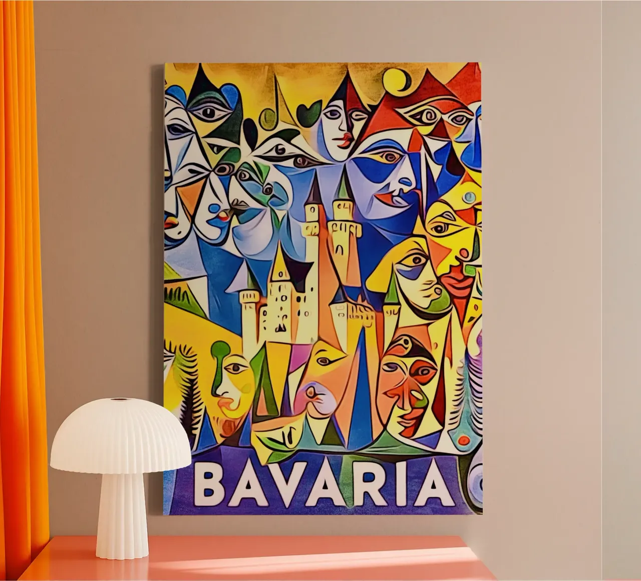 Baviera, Globetrotter tela con Cornice a cassetta da ZAMART