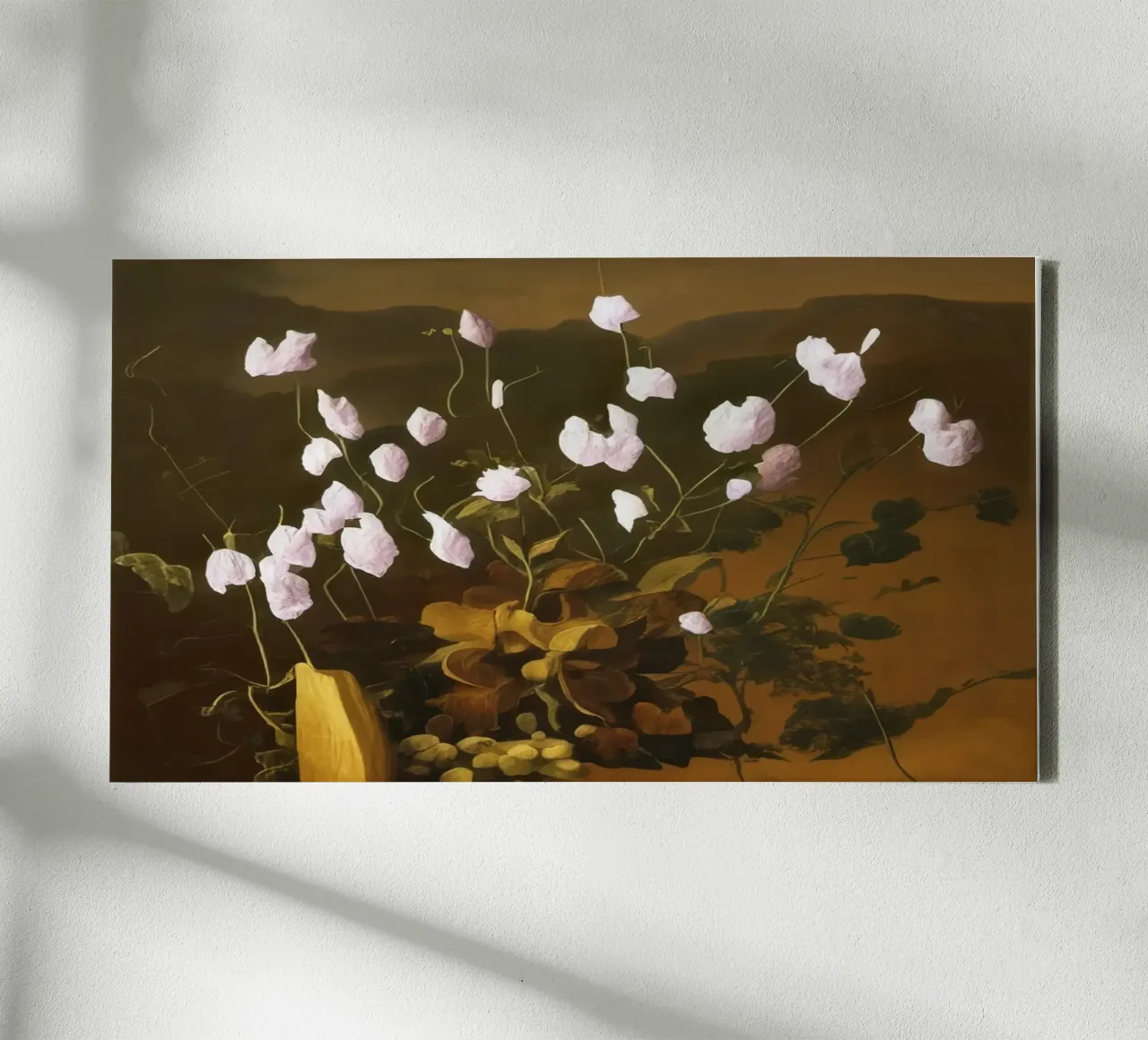 Blumen_12 tela con Cornice a cassetta da Impressionismus by LK
