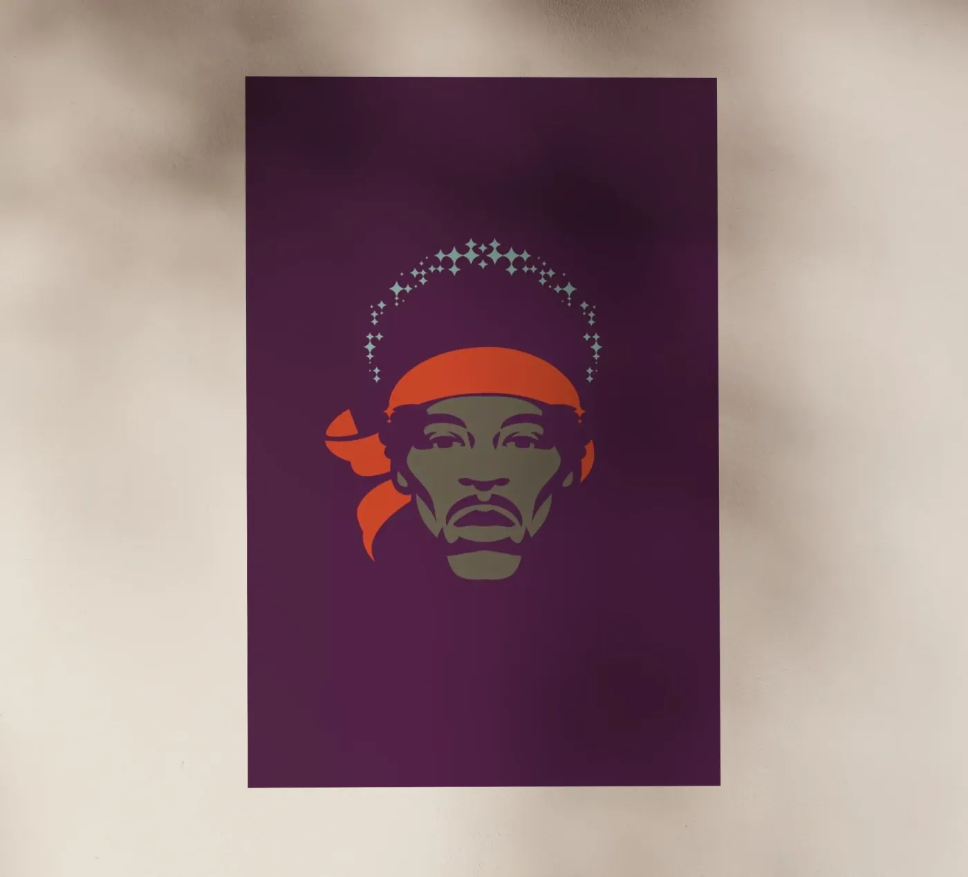 Hendrix pellicola backlit da Bruno Morphet