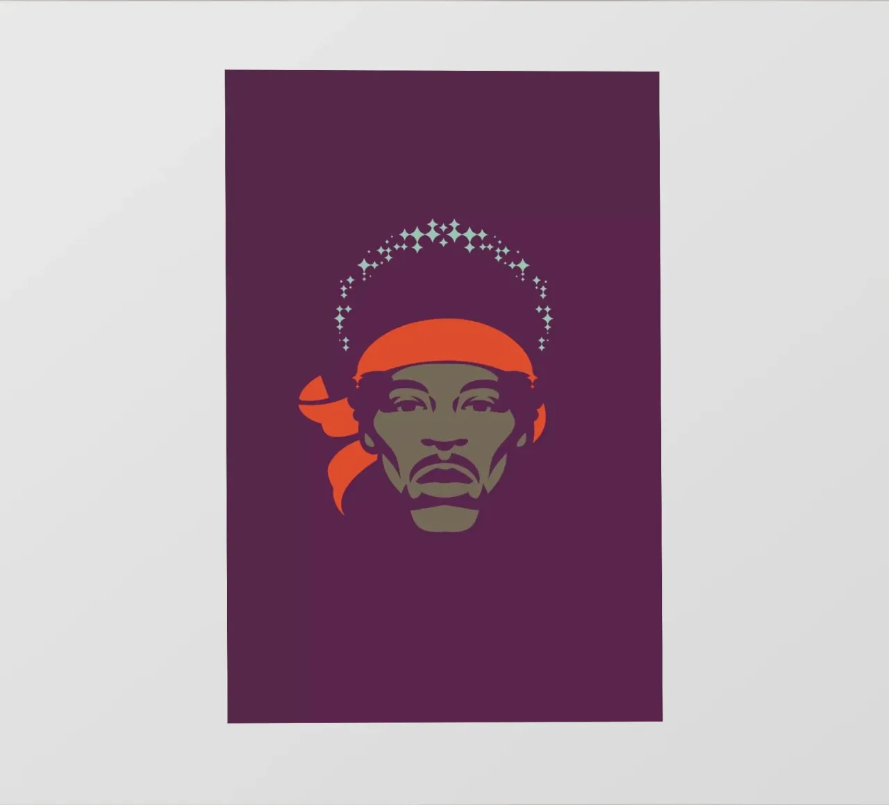 Hendrix pellicola backlit da Bruno Morphet