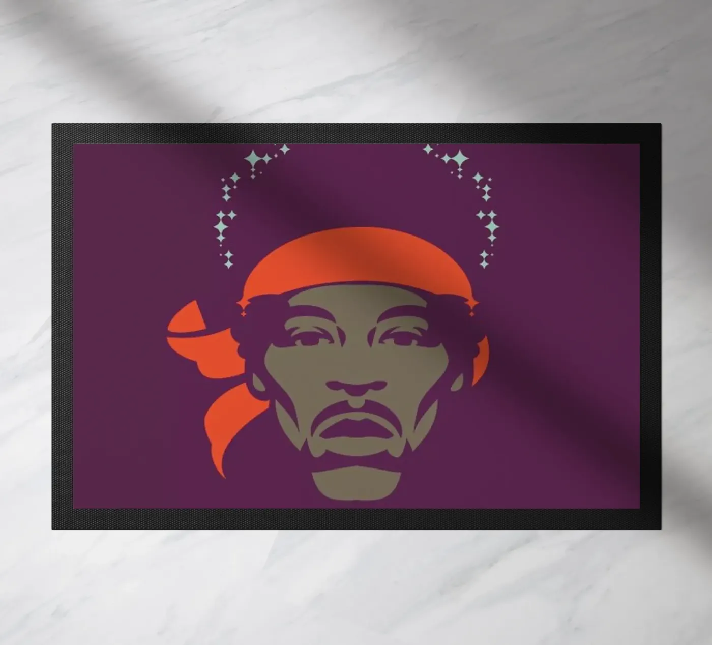 Hendrix doormat by Bruno Morphet