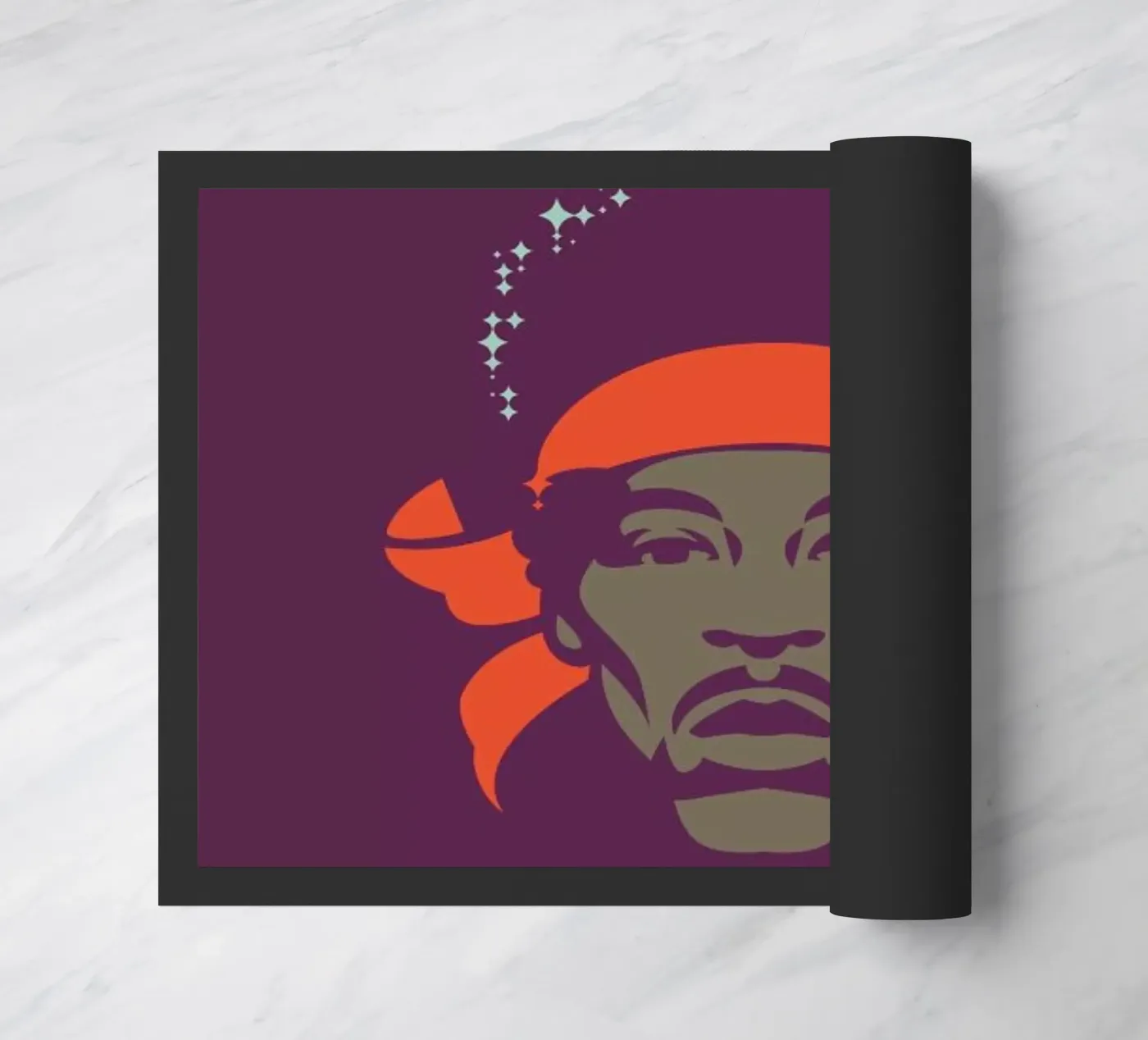 Hendrix doormat by Bruno Morphet