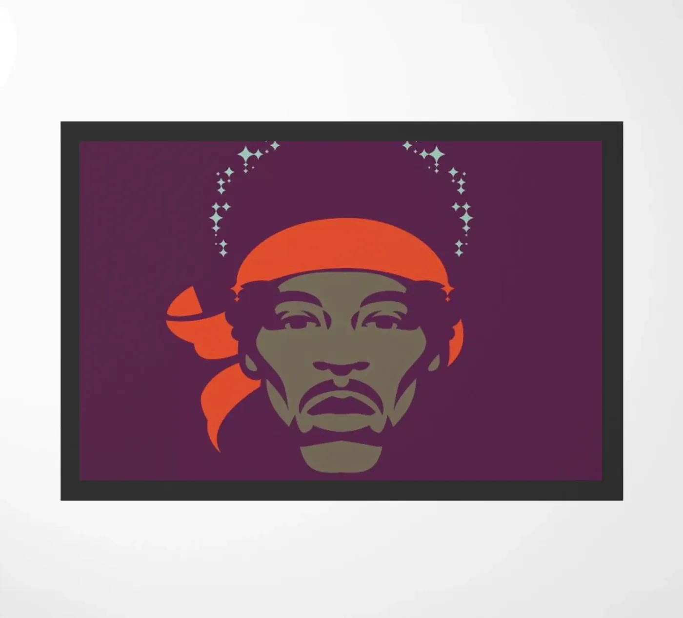 Hendrix doormat by Bruno Morphet