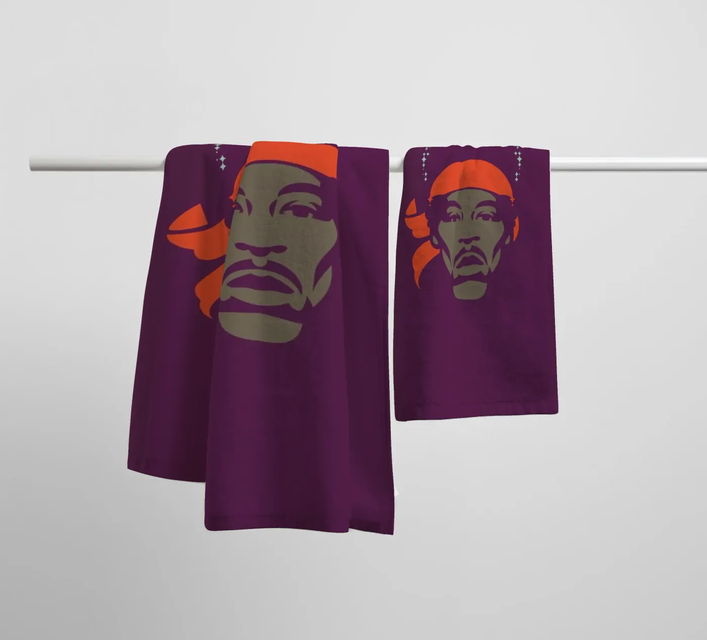 Hendrix towel by Bruno Morphet