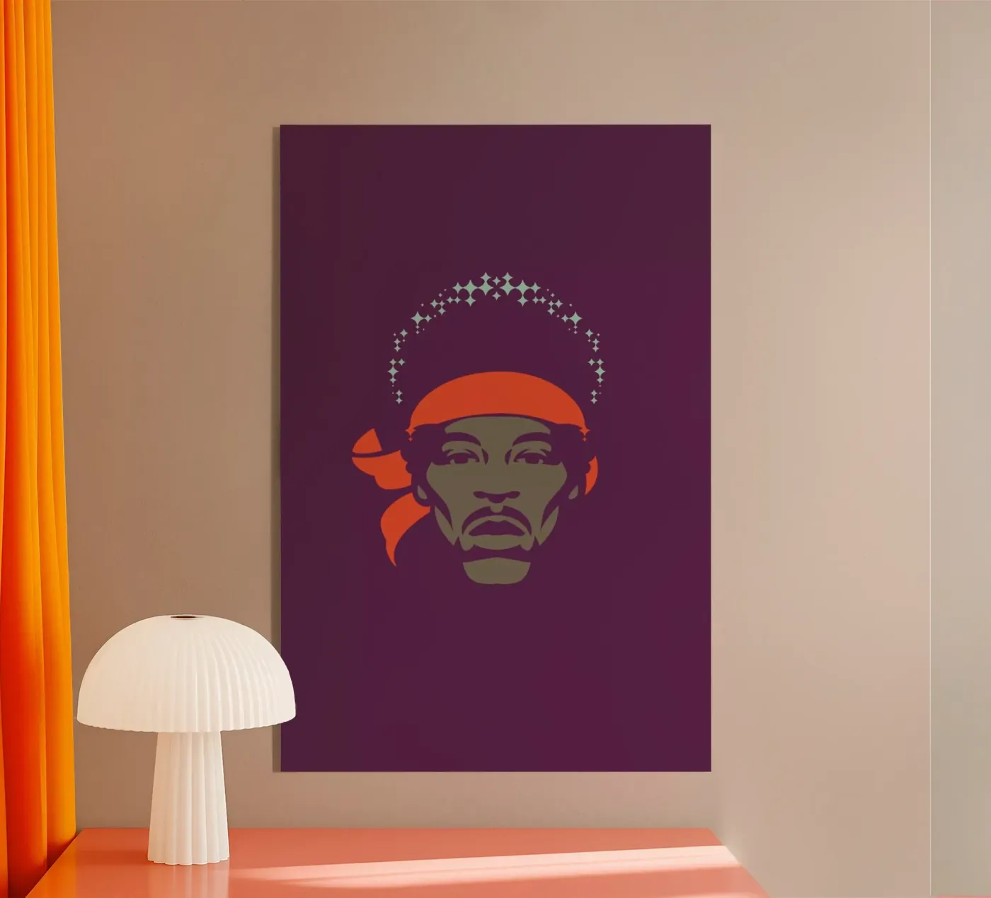 Hendrix plexiglas de Bruno Morphet