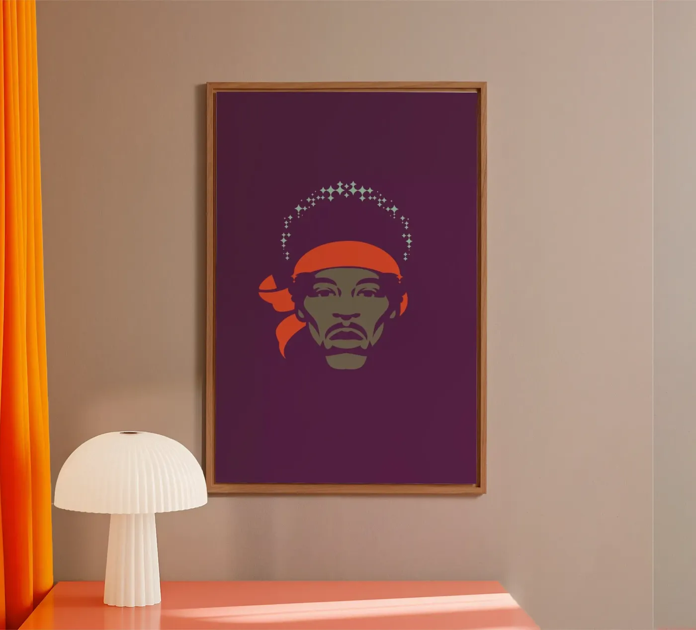Hendrix alluminio dibond da Bruno Morphet