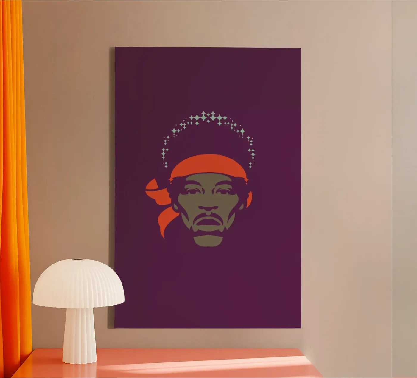 Hendrix canvas by Bruno Morphet