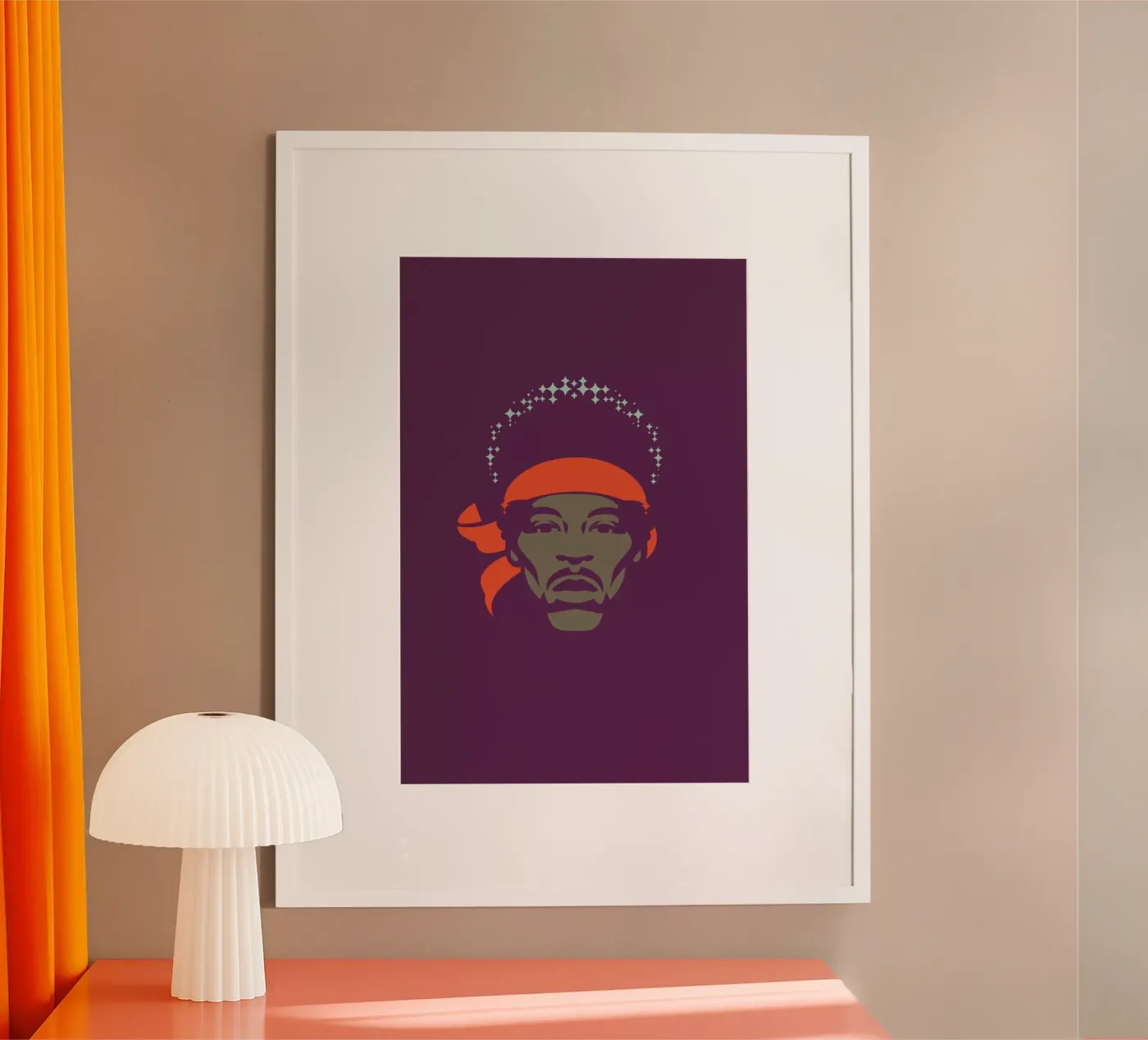 Hendrix Poster von Bruno Morphet