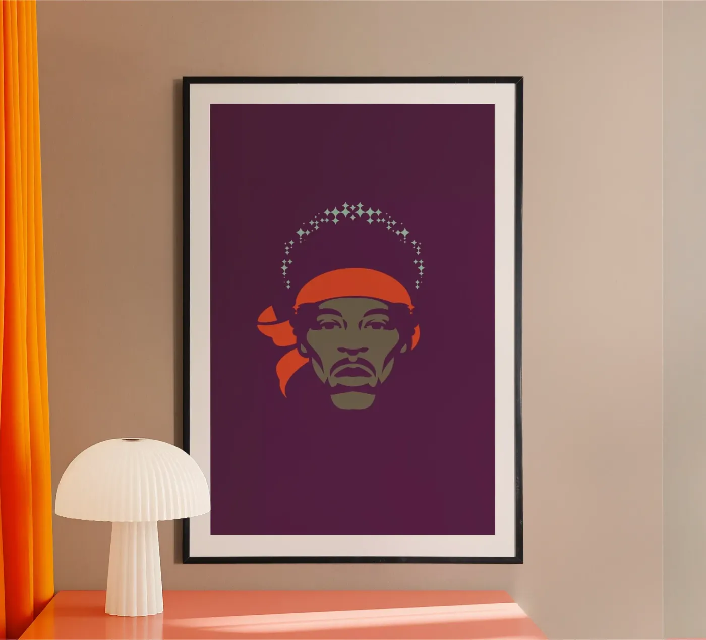 Hendrix Poster von Bruno Morphet