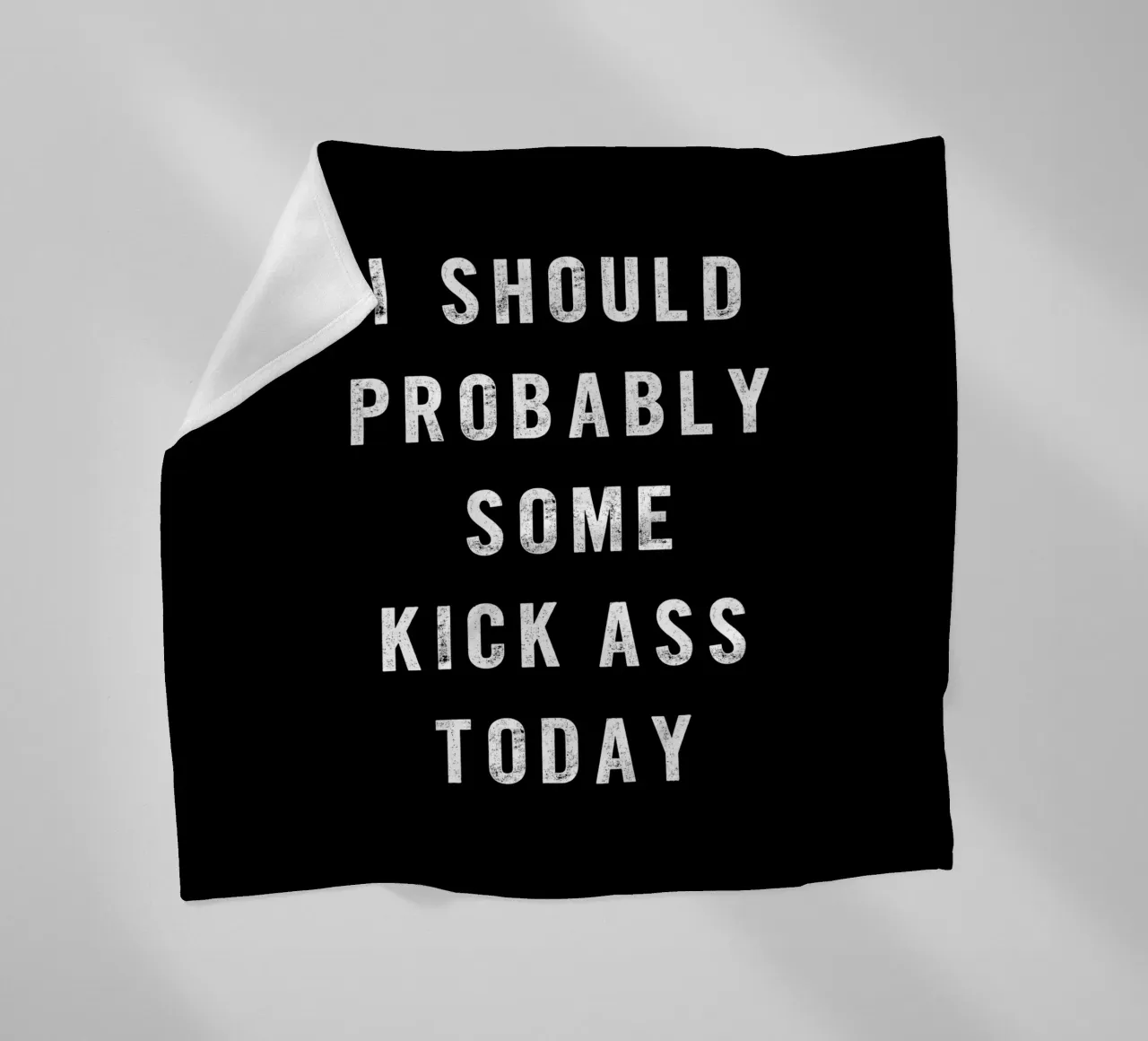 Probabilmente oggi dovrei prendere a calci un po' di gente coperta in pile da THE MOTIVATED TYPE