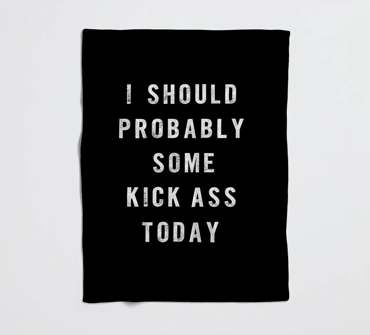 Probabilmente oggi dovrei prendere a calci un po' di gente coperta in pile da THE MOTIVATED TYPE