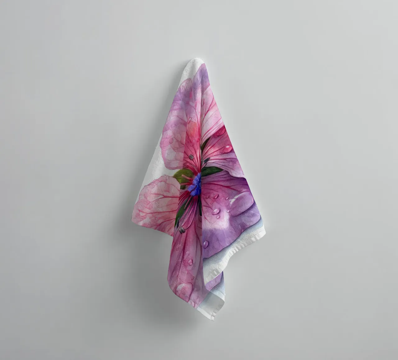 Fiore di geranio 3 asciugamano da bagno da Bold Blooms