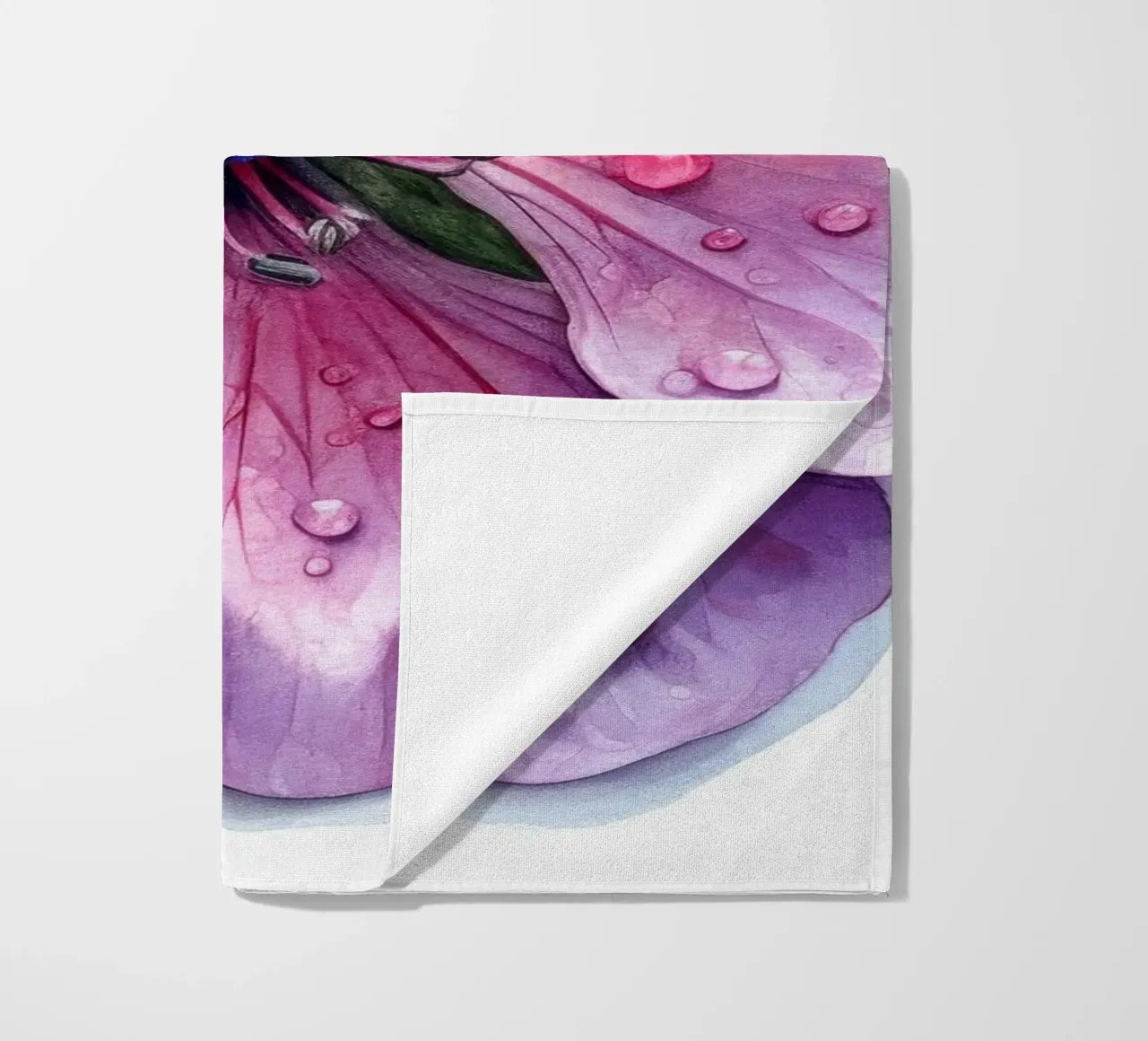 Fiore di geranio 3 telo mare da Bold Blooms