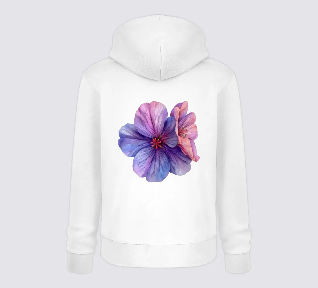 Geranio fiore 4 felpa con cappuccio da Bold Blooms