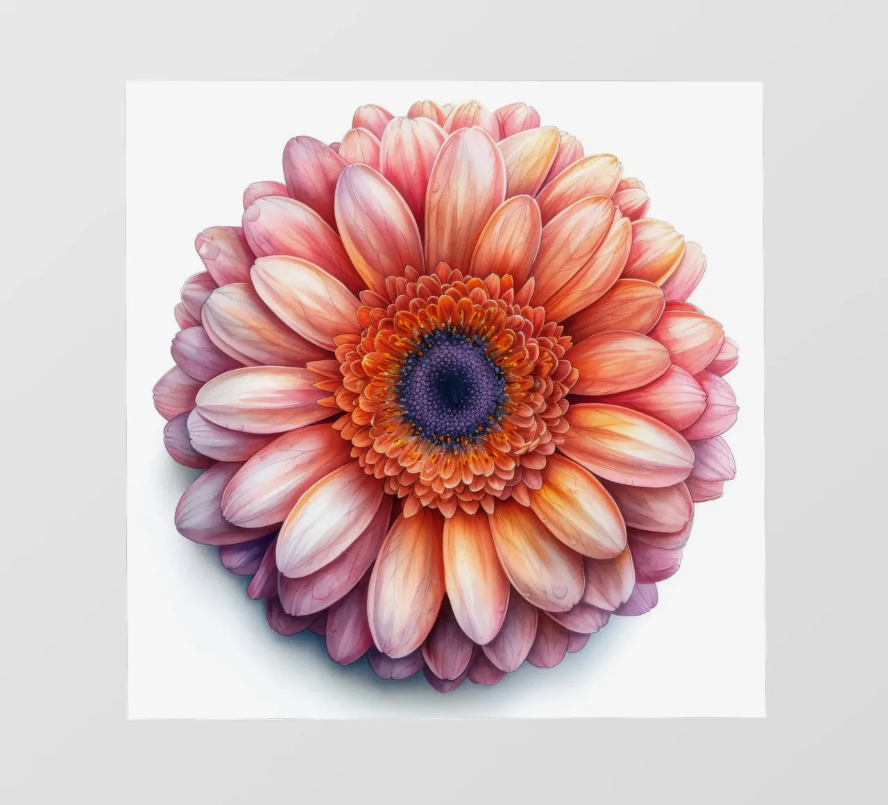 Fiore di gerbera 2 telo in pvc da Bold Blooms