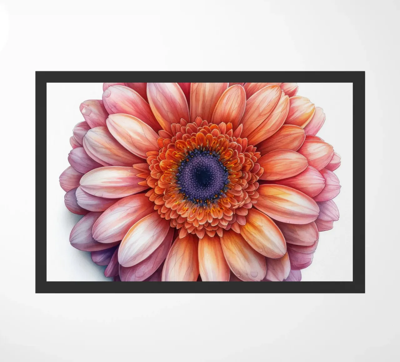 Fiore di gerbera 2 zerbino da Bold Blooms