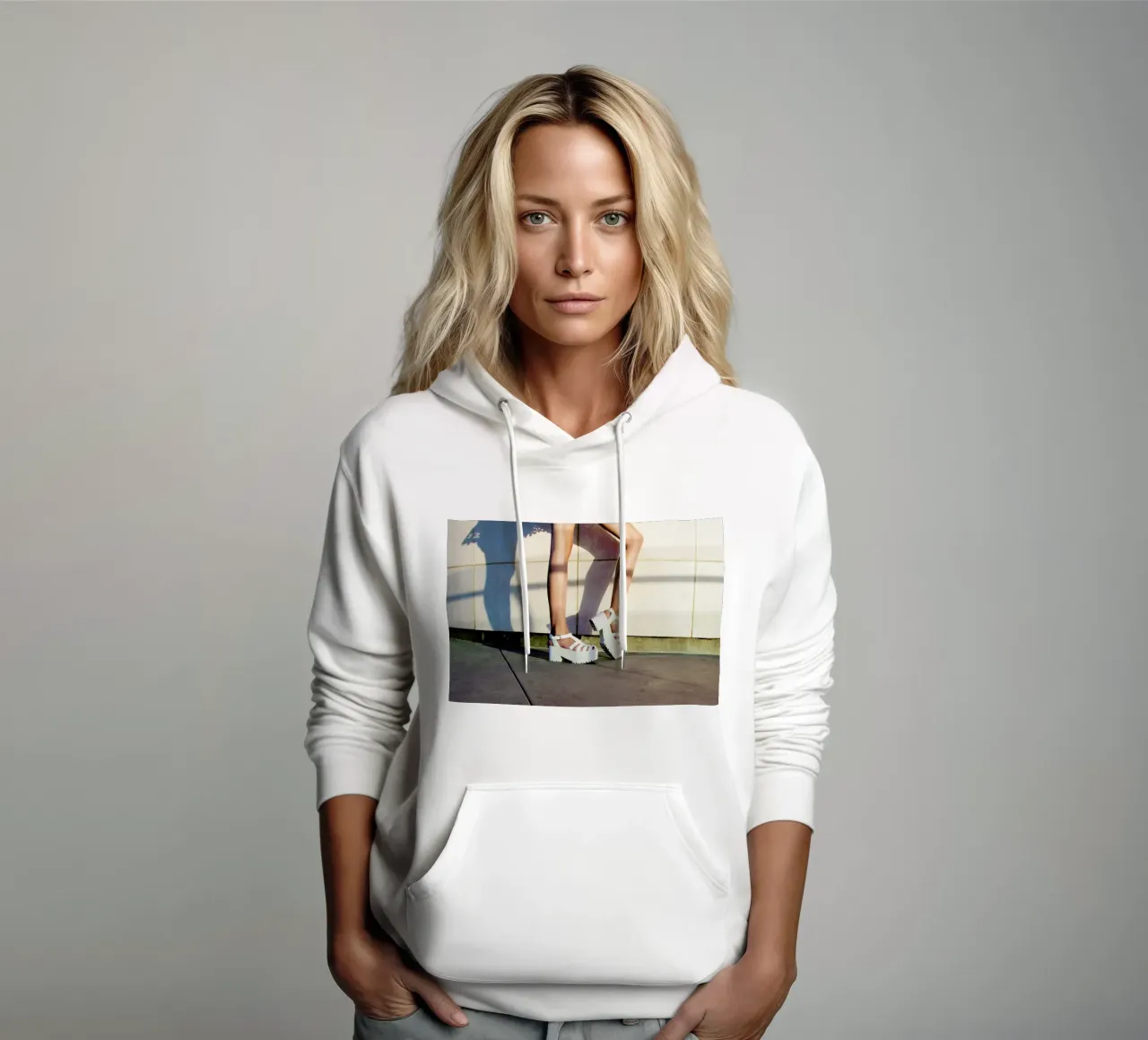 Shadow Shoes hoodie by Aysha Banos