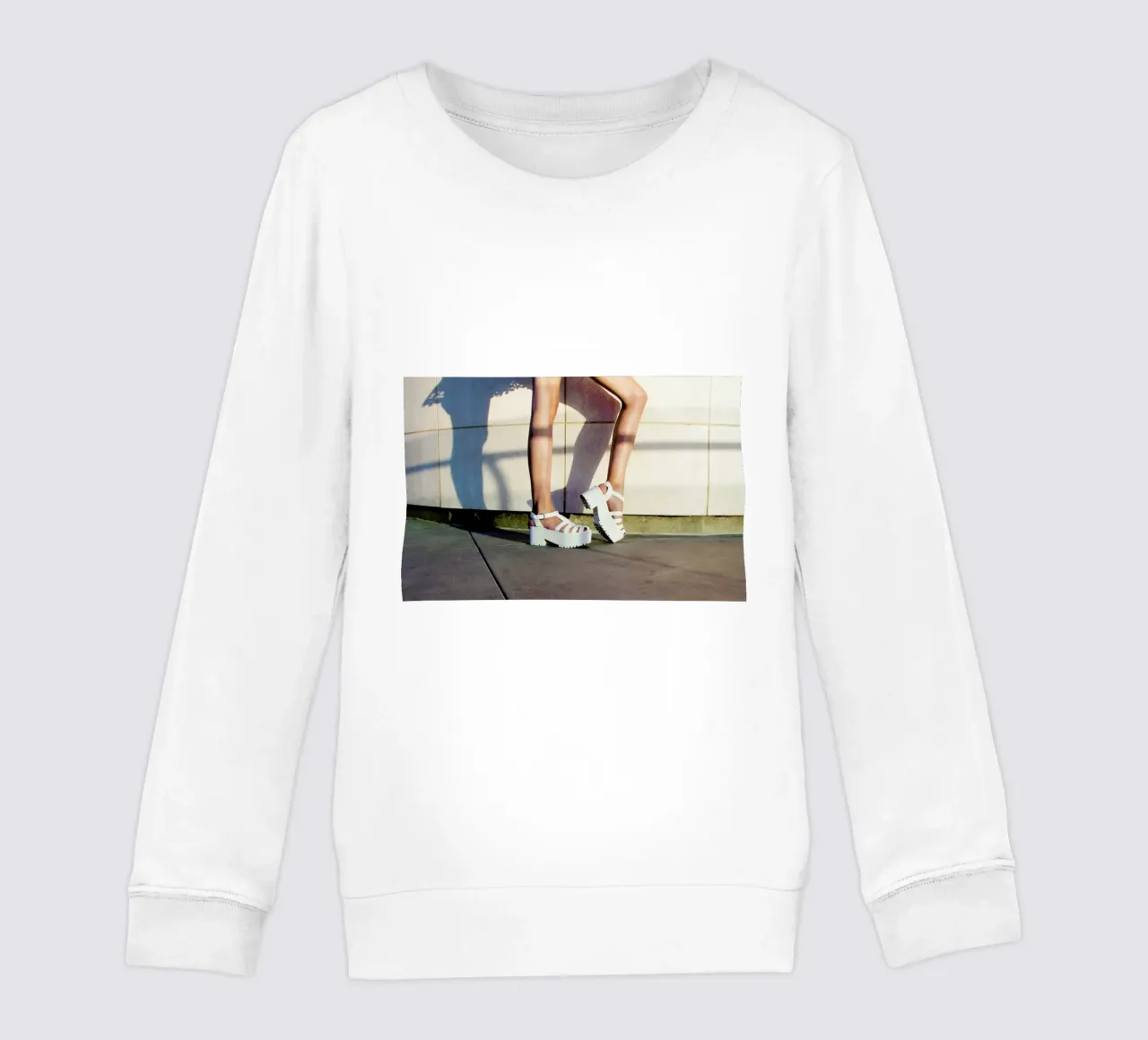 Shadow Shoes kids sweatshirt by Aysha Banos