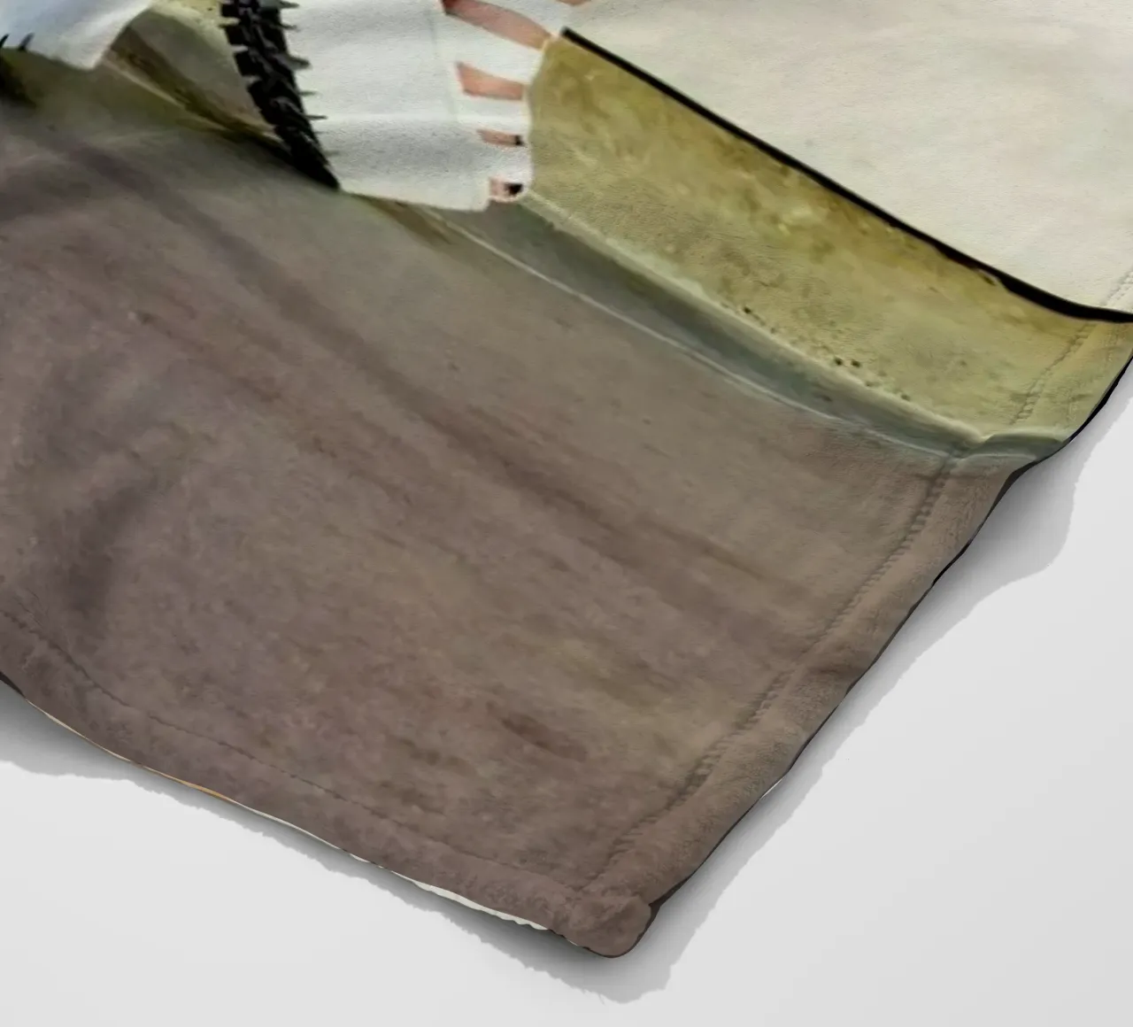 Shadow Shoes fleece blanket by Aysha Banos