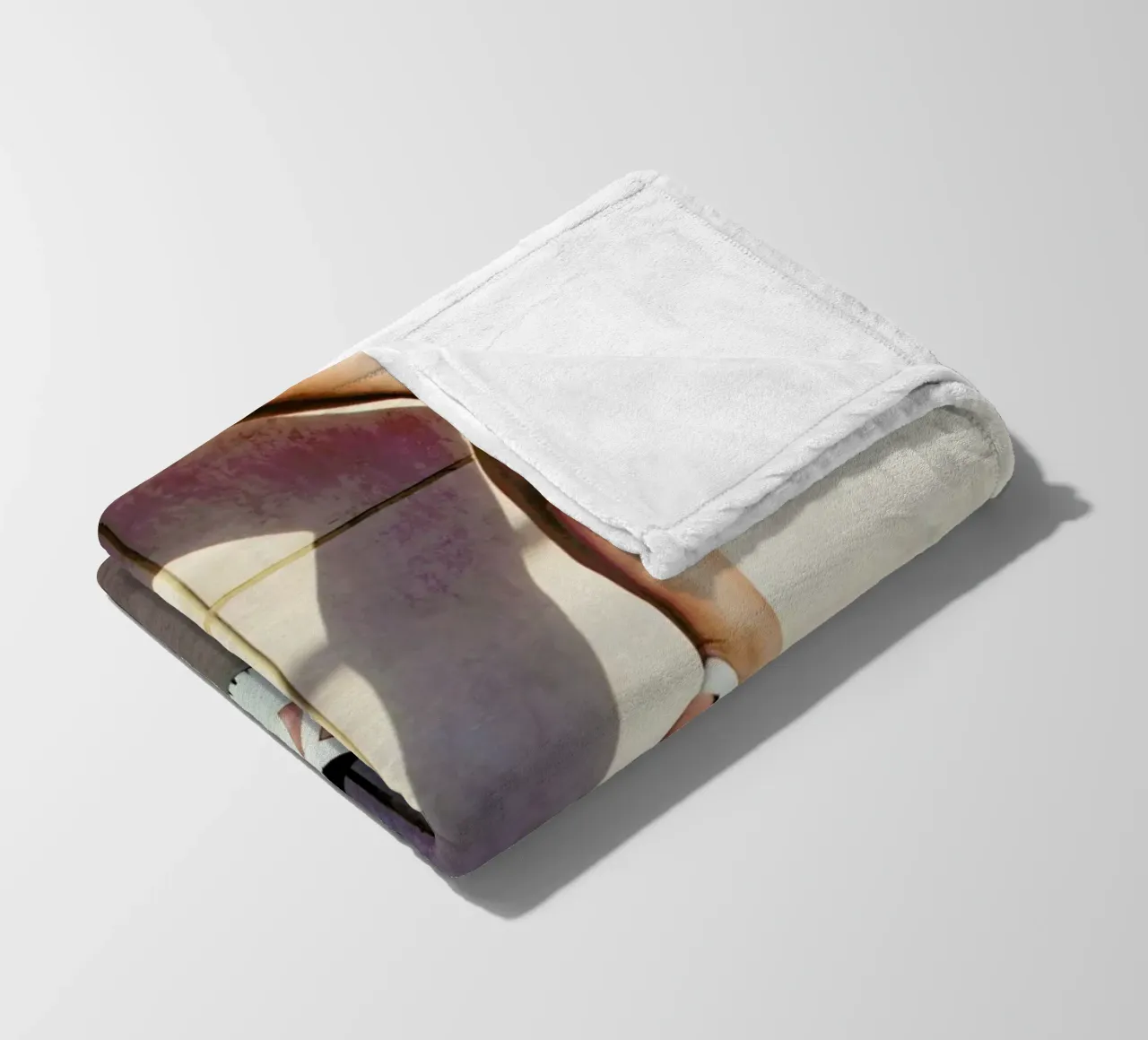 Shadow Shoes fleece blanket by Aysha Banos