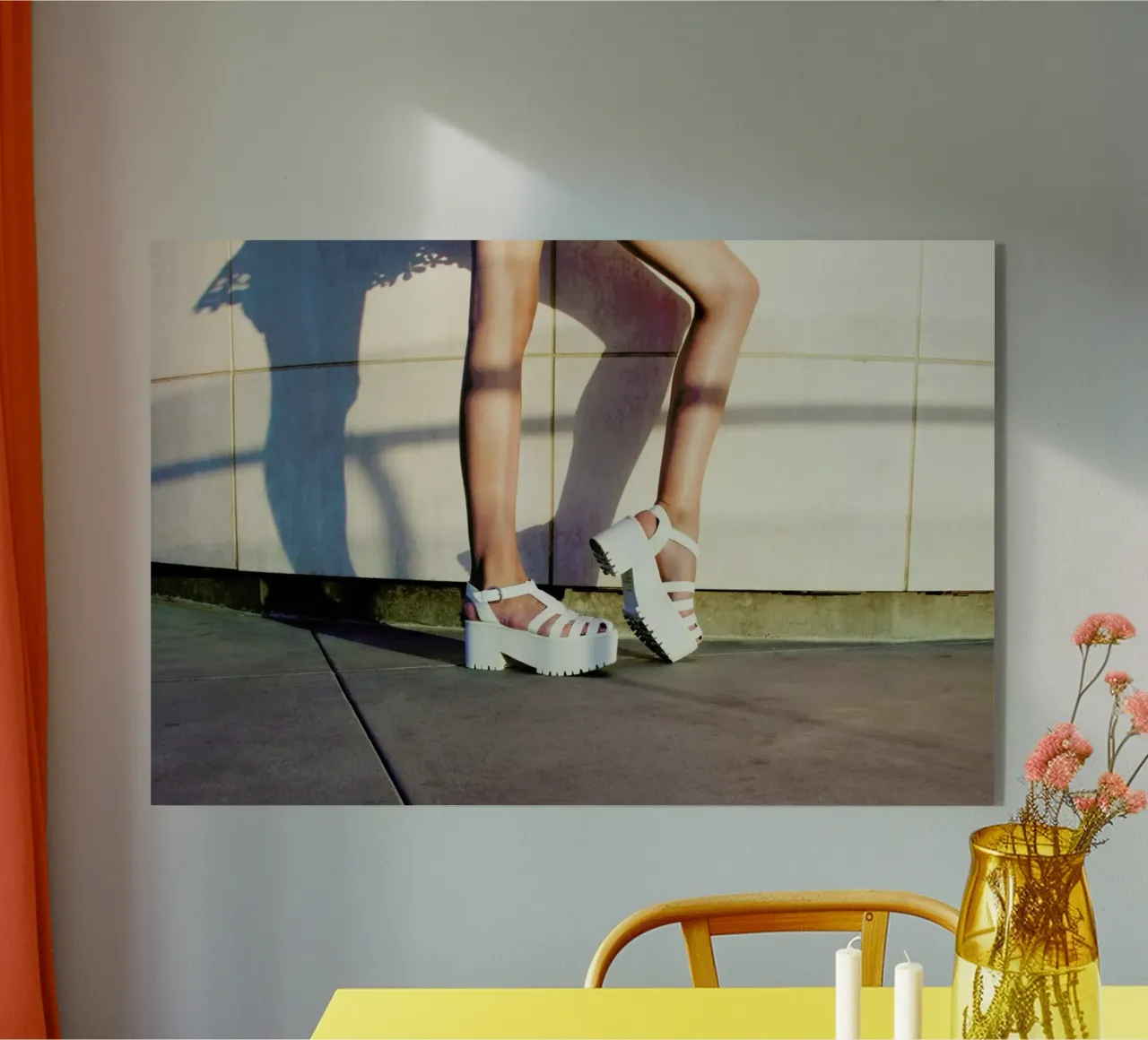 Shadow Shoes acrylic glass by Aysha Banos