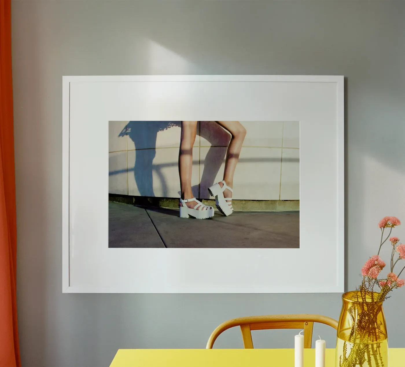 Shadow Shoes poster van Aysha Banos