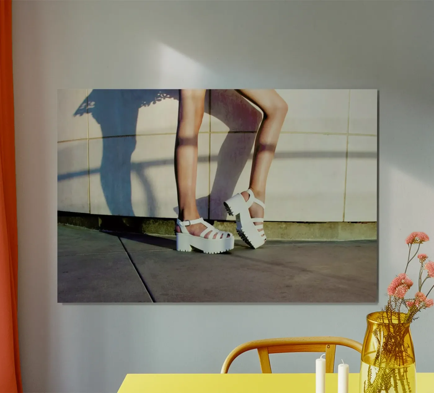 Shadow Shoes poster van Aysha Banos