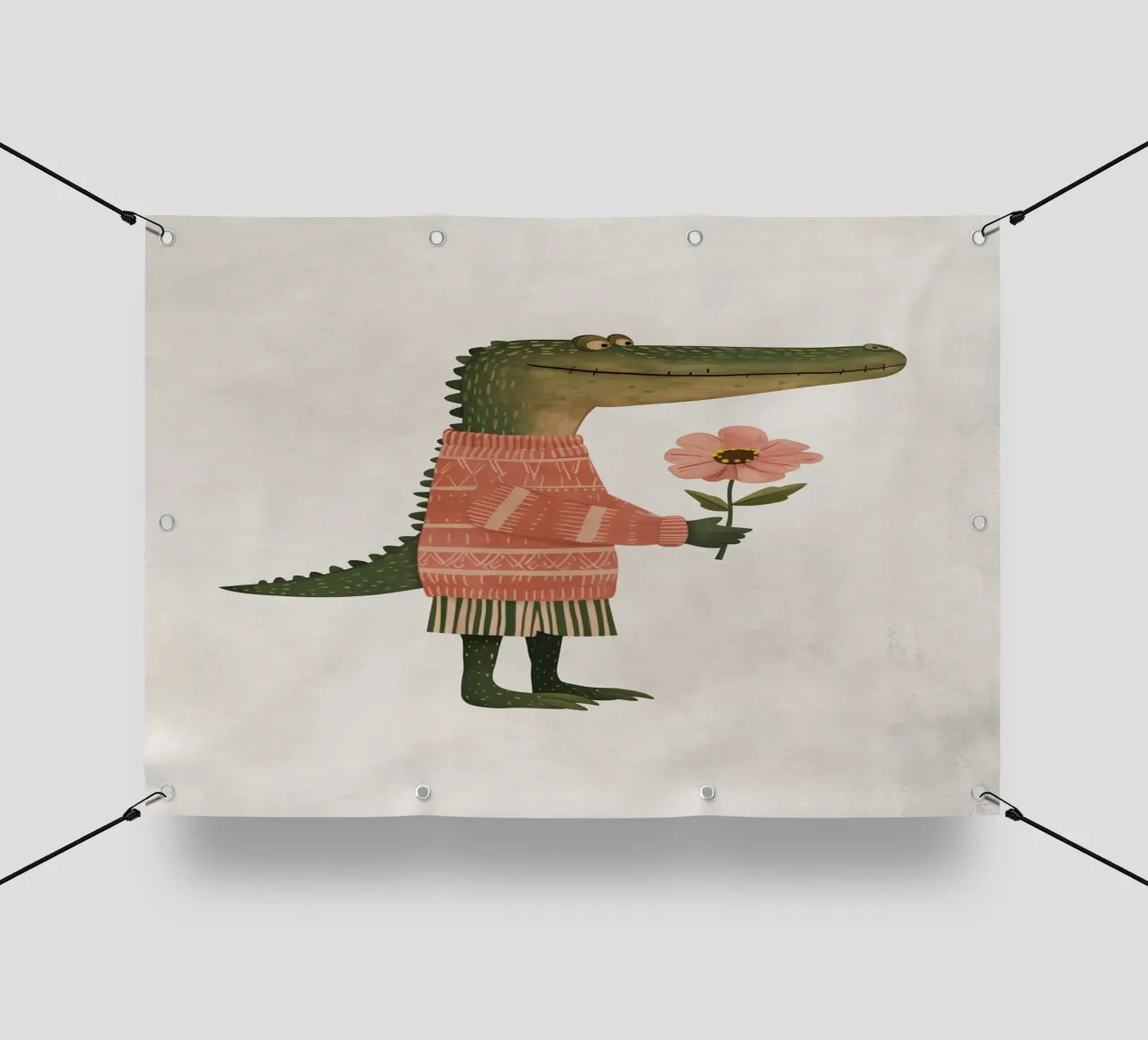 Boho Nursery 5 Crocodile telo in pvc da Boho Print Collection