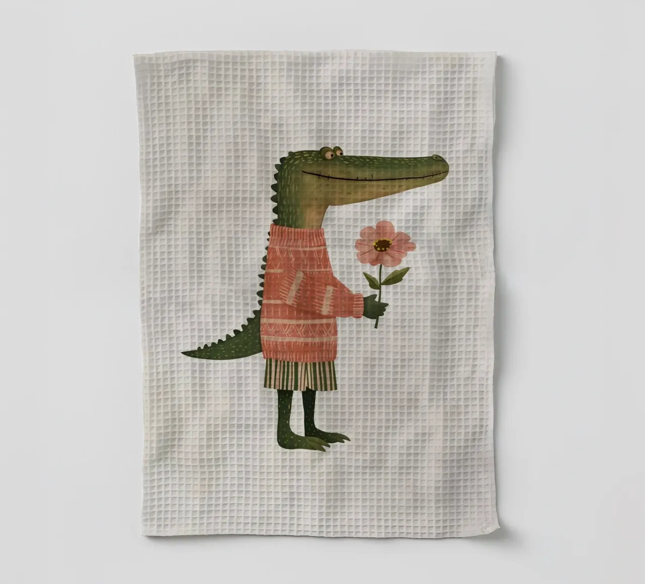 Boho Nursery 5 Crocodile canovaccio da cucina da Boho Print Collection