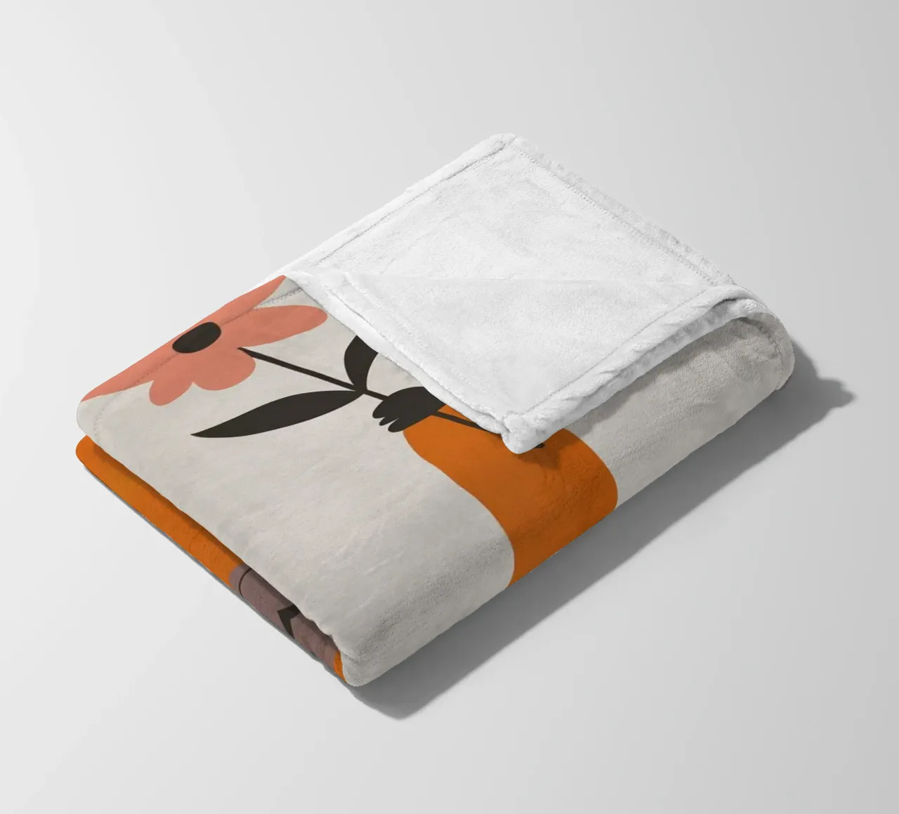 Boho Nursery 5 Monkey 1 coperta in pile da Boho Print Collection