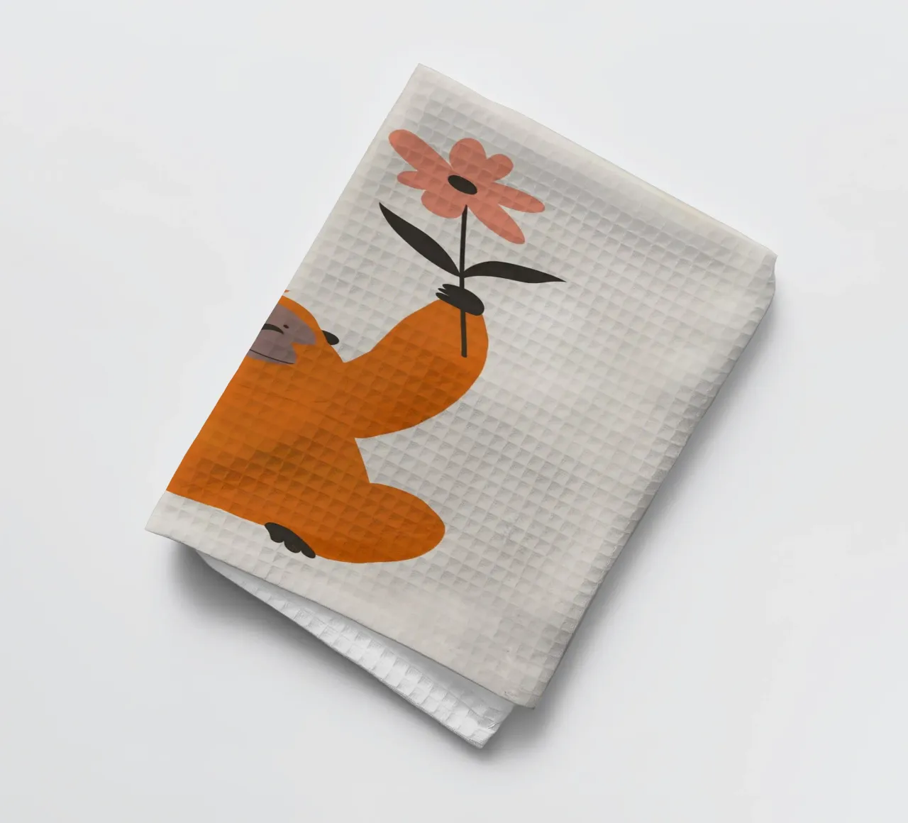 Boho Nursery 5 Monkey 1 canovaccio da cucina da Boho Print Collection