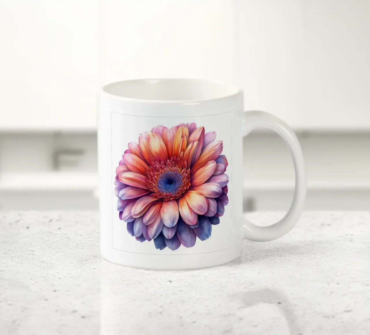 Fiore di gerbera 1 tazza in ceramica da Bold Blooms