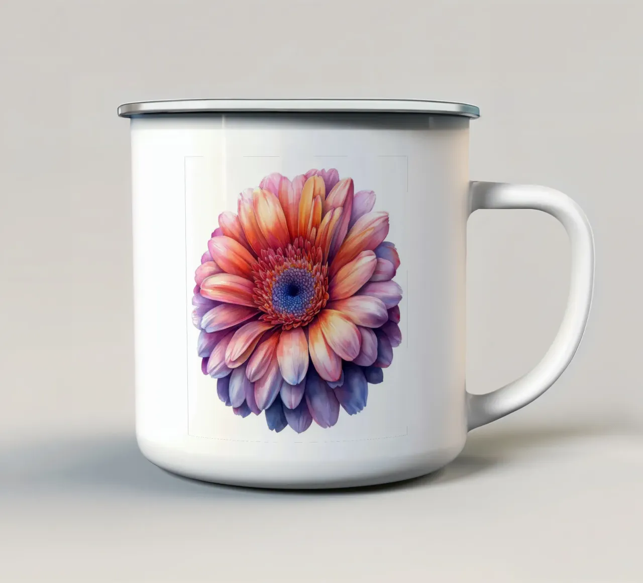 Fiore di gerbera 1 tazza in smalto da Bold Blooms