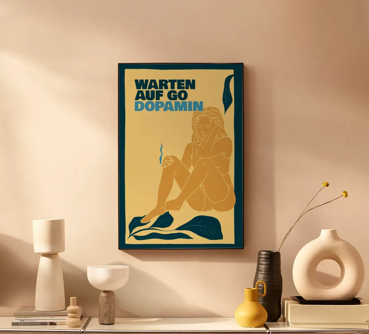Executive Dysfunction oder – Warten auf Godot aluminio dibond de Laura Saggau