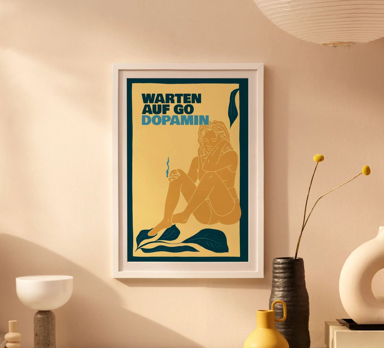 Executive Dysfunction oder – Warten auf Godot Poster von Laura Saggau