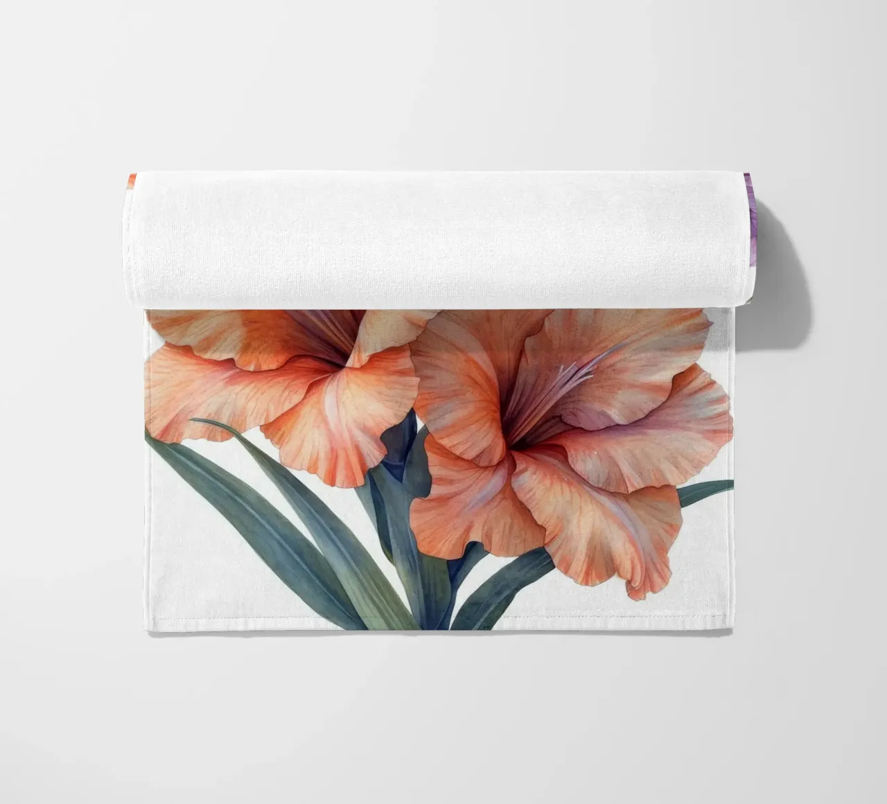 Fiore di gladiolo 3 telo mare da Bold Blooms