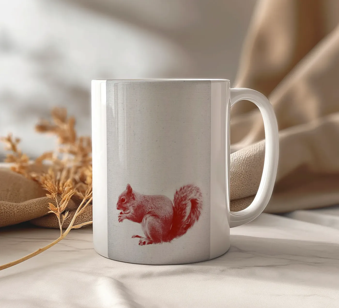 Squirrel ceramic mug by Froilein Juno