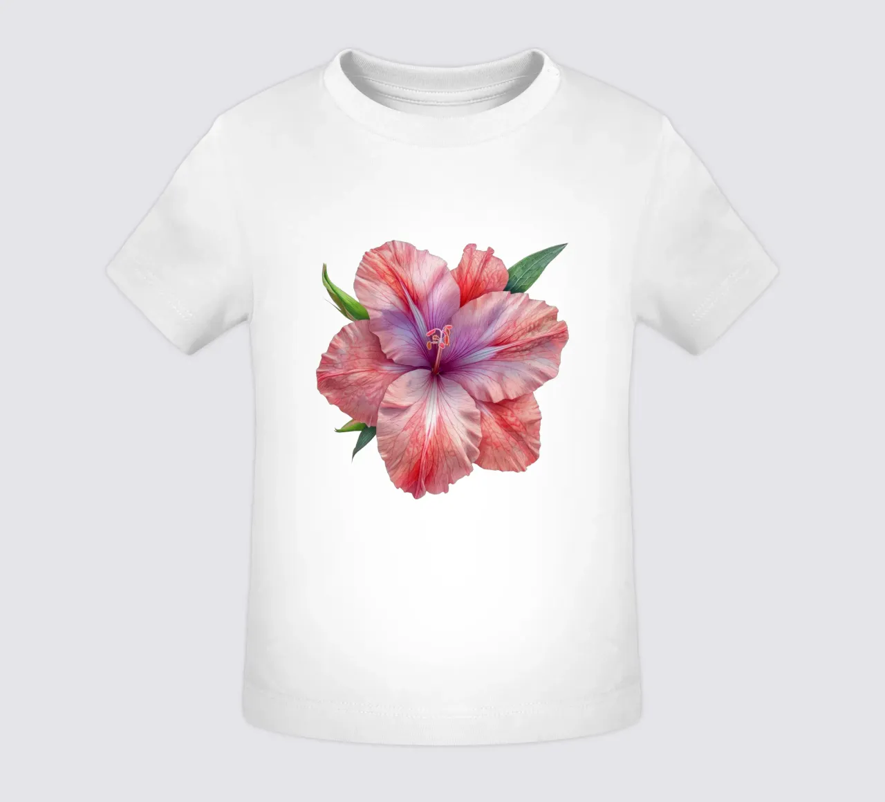 Gladiolus Flower 4 baby t-shirt by Bold Blooms