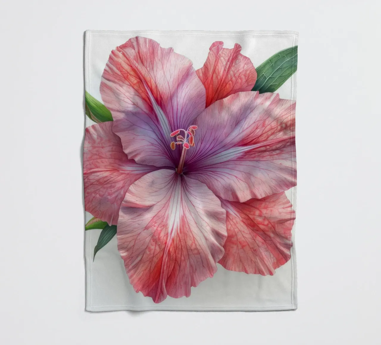 Gladiolus Flower 4 fleece blanket by Bold Blooms