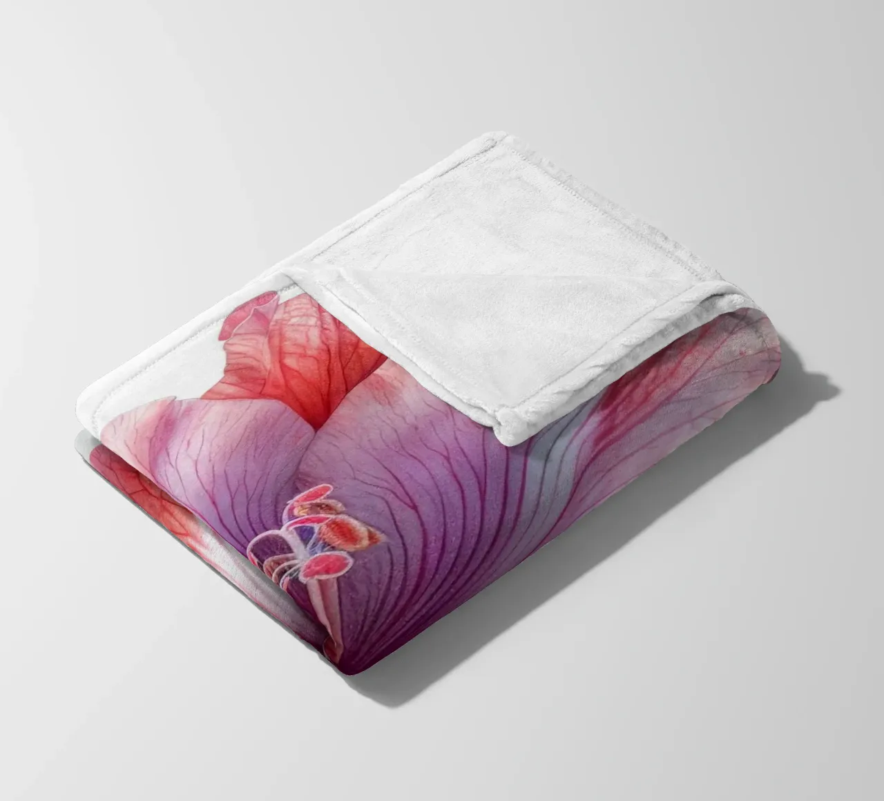 Gladiolus Flower 4 fleece blanket by Bold Blooms