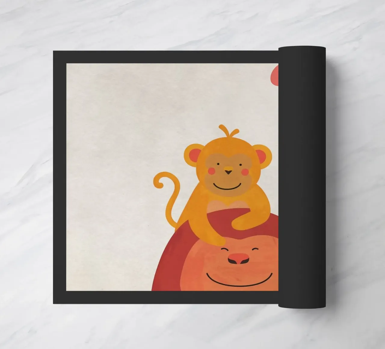 Boho Nursery 5 Monkey 2 zerbino da Boho Print Collection