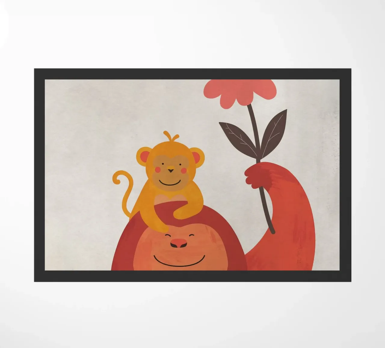 Boho Nursery 5 Monkey 2 zerbino da Boho Print Collection