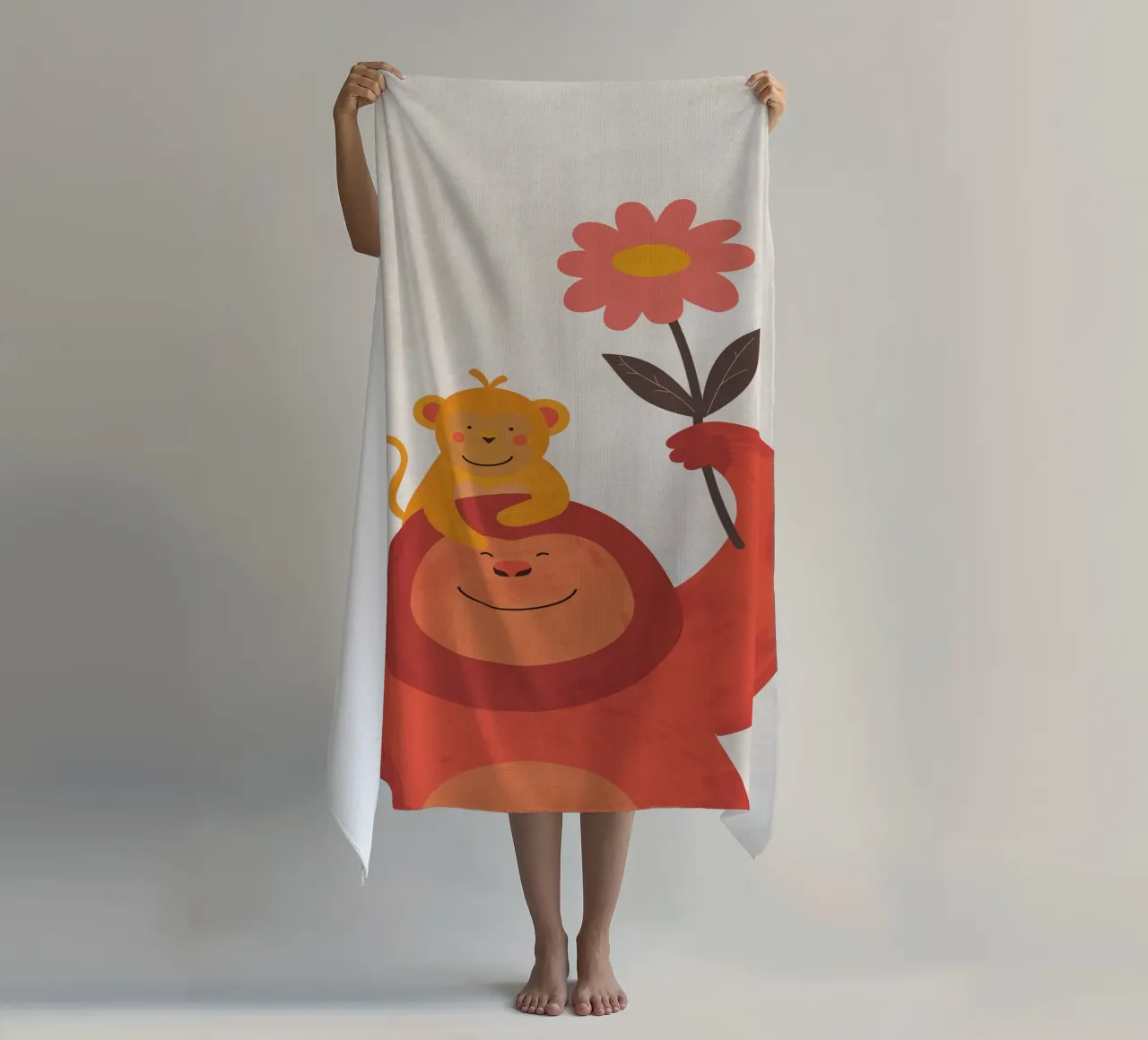 Boho Nursery 5 Monkey 2 telo mare da Boho Print Collection