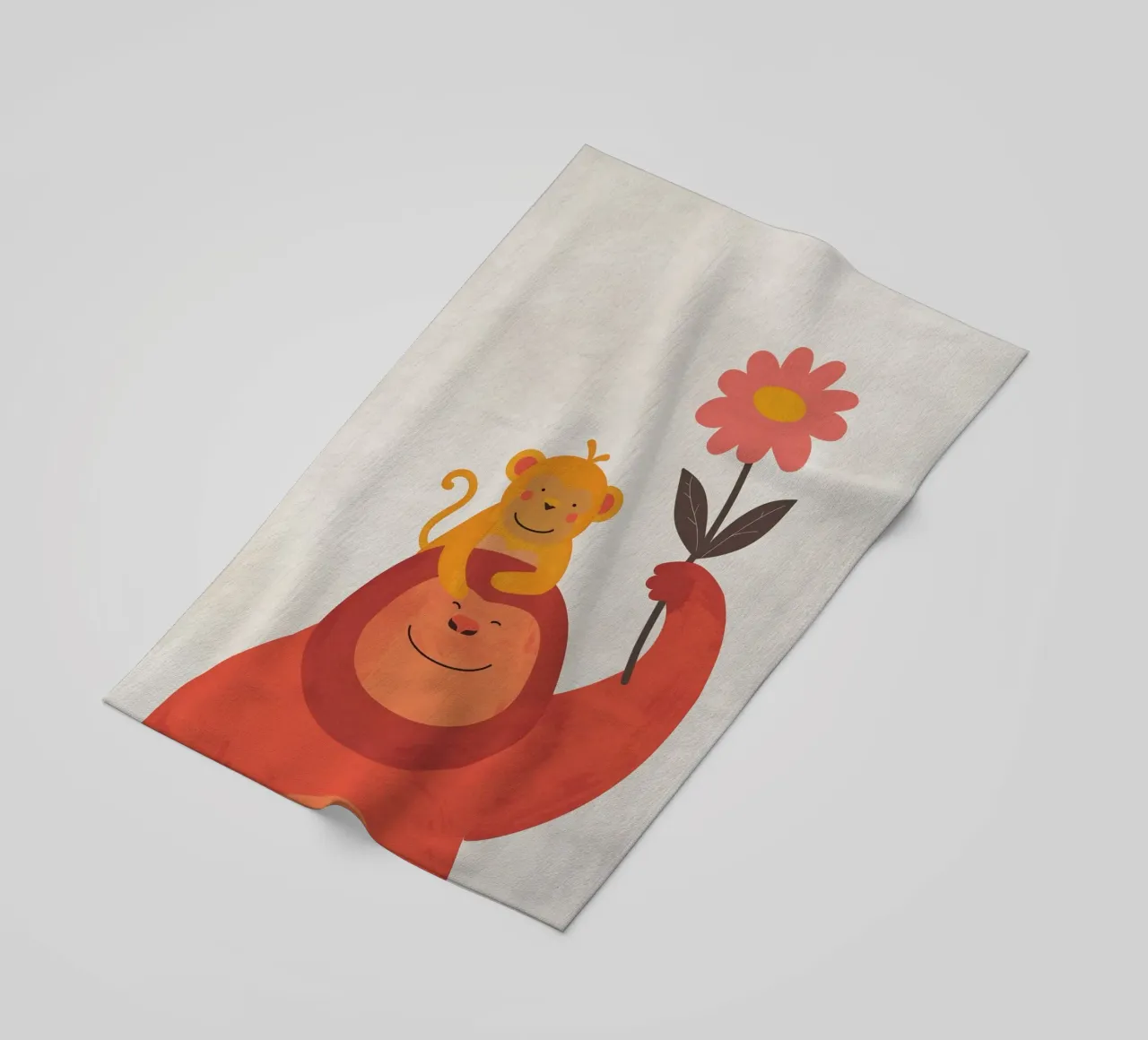 Boho Nursery 5 Monkey 2 telo mare da Boho Print Collection